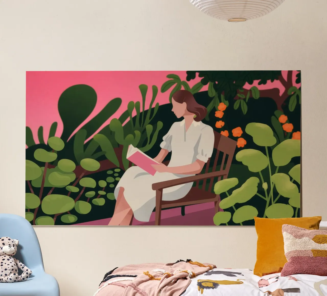 Lecture Serene Garden poster de Fine Sanctuary