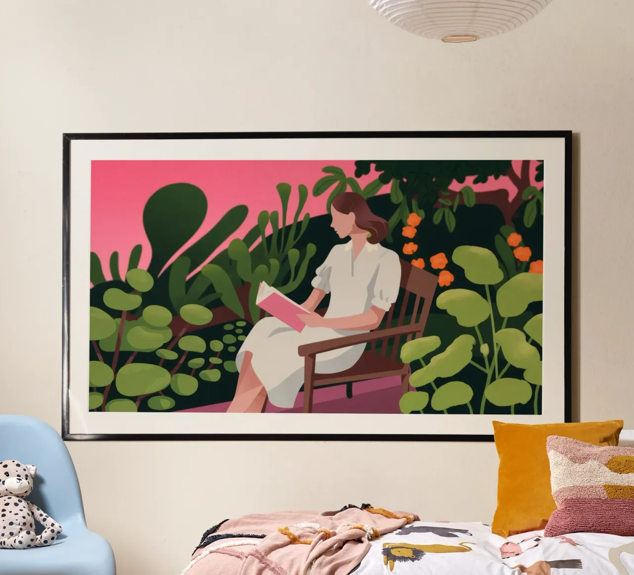 Lecture Serene Garden poster de Fine Sanctuary