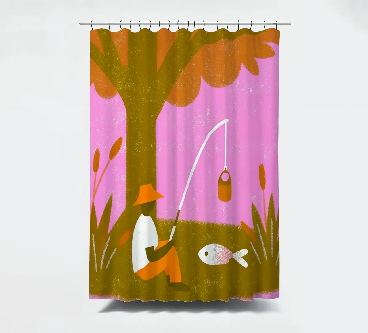 Pesca retro pop tenda da doccia da THE LATEST SHOP