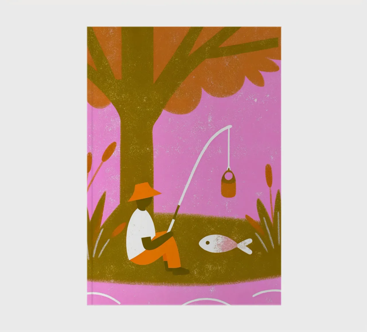Retro Pop Fishing notebook by THE LATEST SHOP