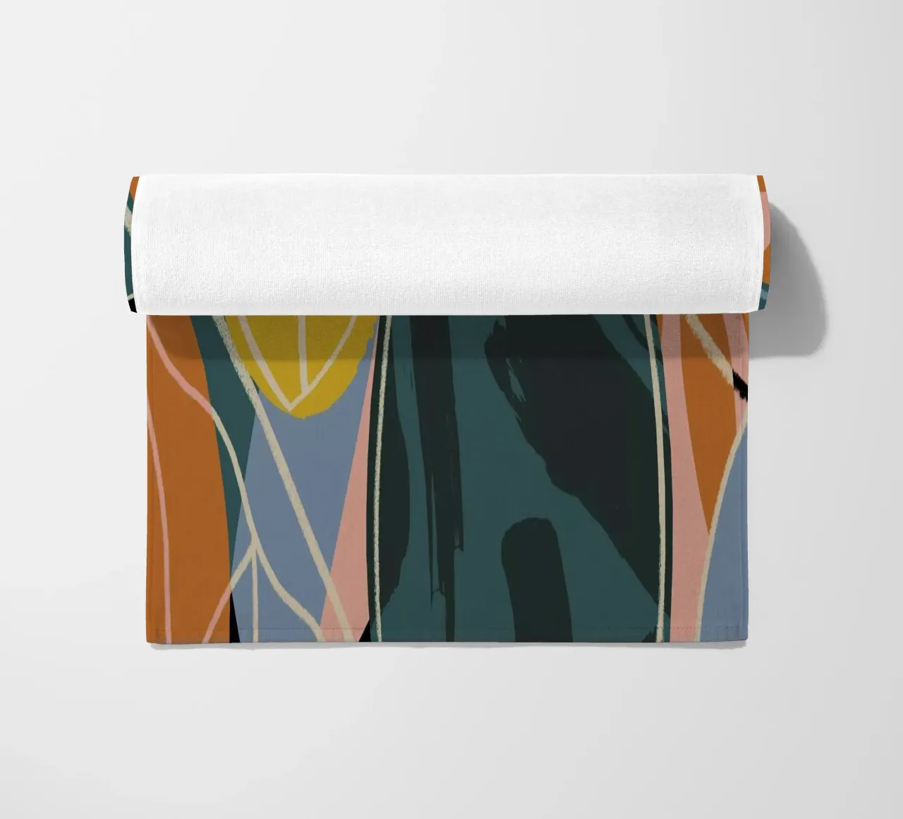 Ceramic 5 beach towel by Tom Abbiss Smith