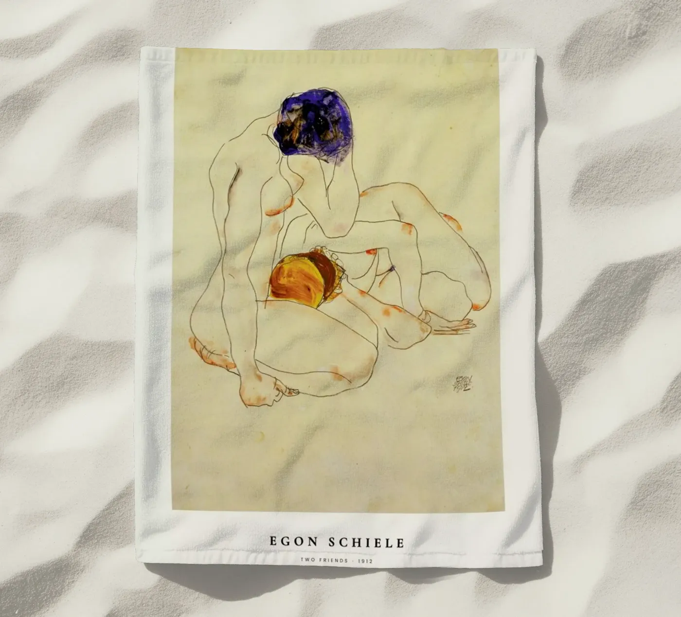 Schiele - Two Friends telo mare da ARTOTHEK