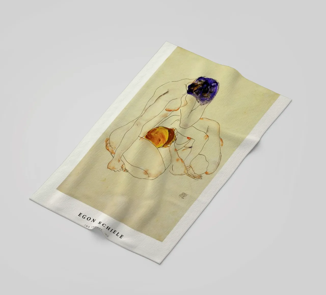 Schiele - Two Friends telo mare da ARTOTHEK