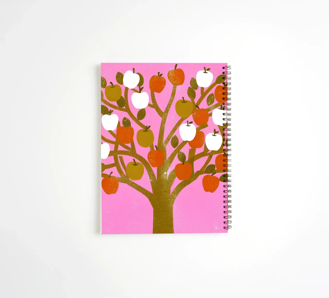 Retro Pop Apple Tree spiral notebook by THE LATEST SHOP