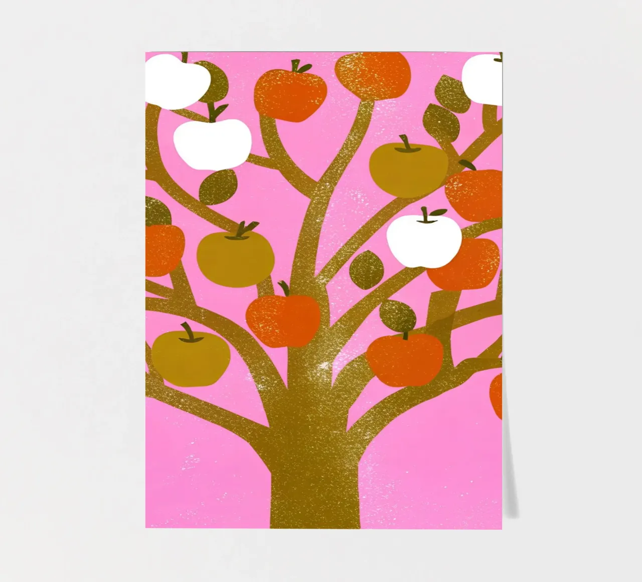 Retro Pop Apfelbaum Stickerbogen von THE LATEST SHOP