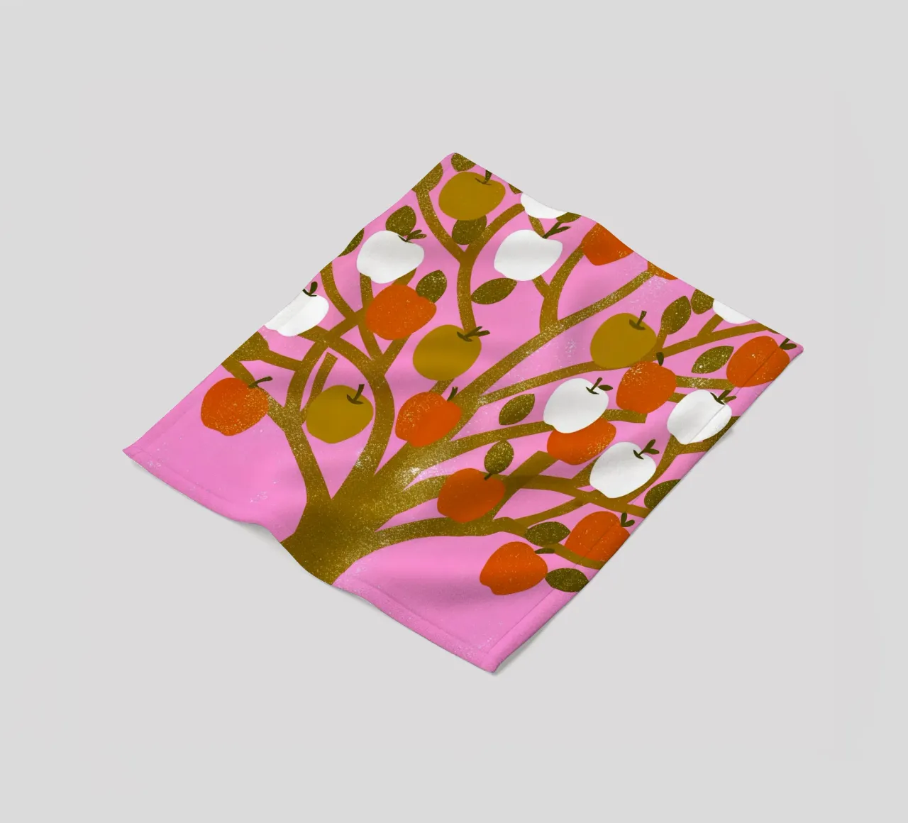 Retro Pop Apfelbaum Fleecedecke von THE LATEST SHOP