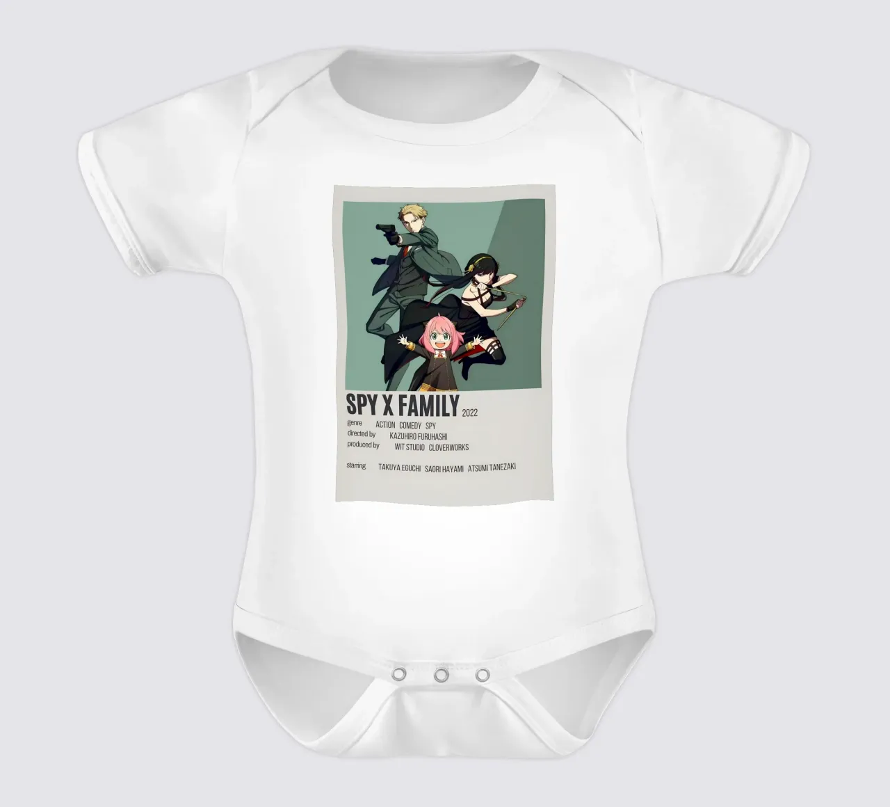SPY X FAMILY 2022 body neonato maniche corte da Totoya