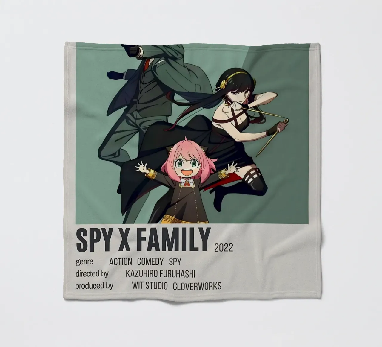 SPY X FAMILY 2022 coperta in pile da Totoya
