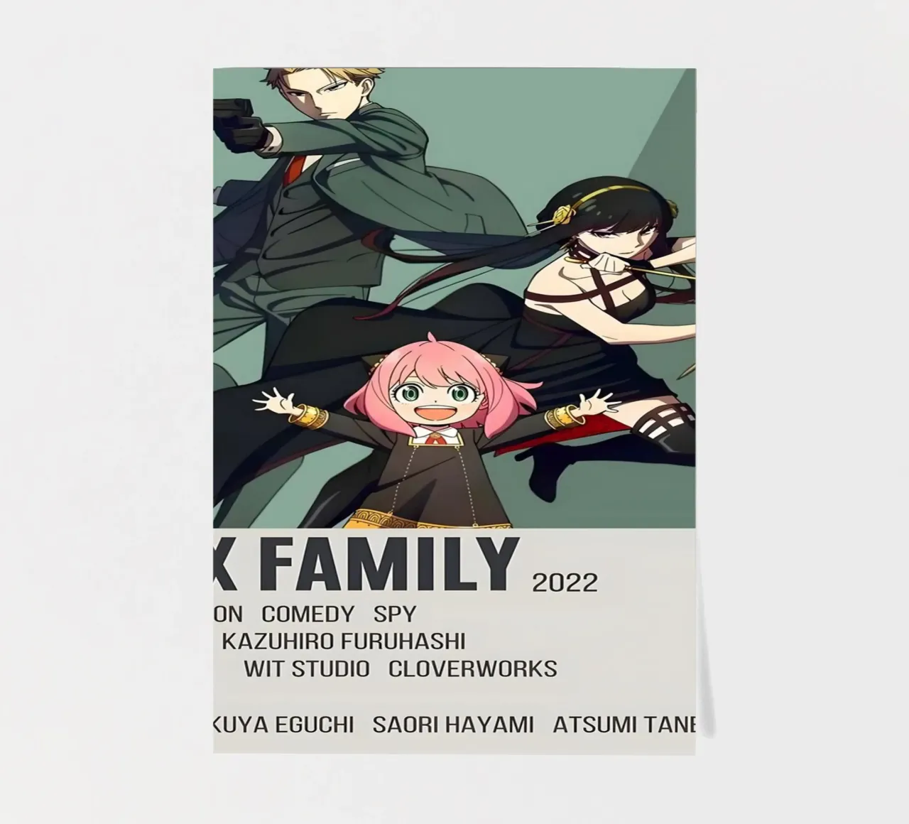 SPY X FAMILY 2022 sticker sheet by Totoya