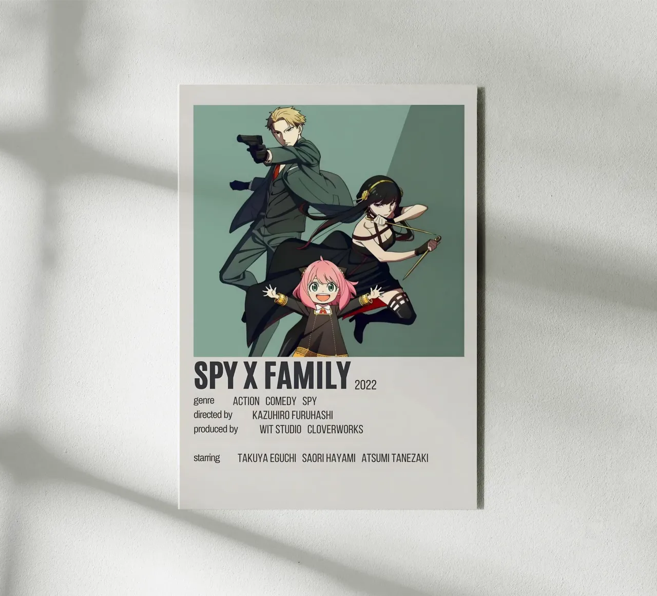 SPY X FAMILY 2022 alluminio dibond da Totoya