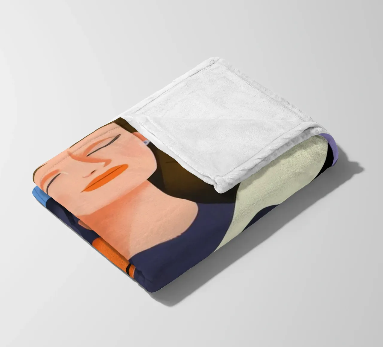 Whimsical Tea Time fleece blanket by Fine Sanctuary