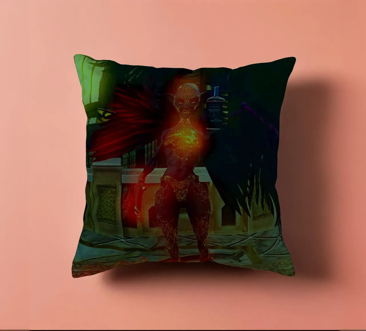 Carabosse - Maga, Arcani Maggiori dei Tarocchi cuscino da the-witcher