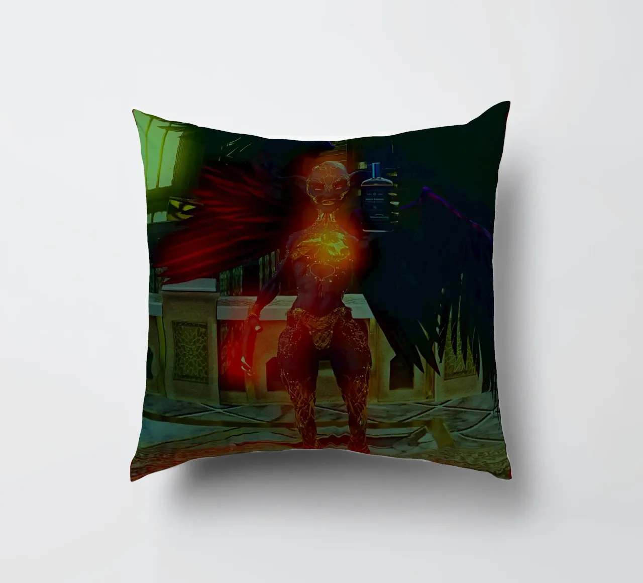Carabosse - Maga, Arcani Maggiori dei Tarocchi cuscino da the-witcher