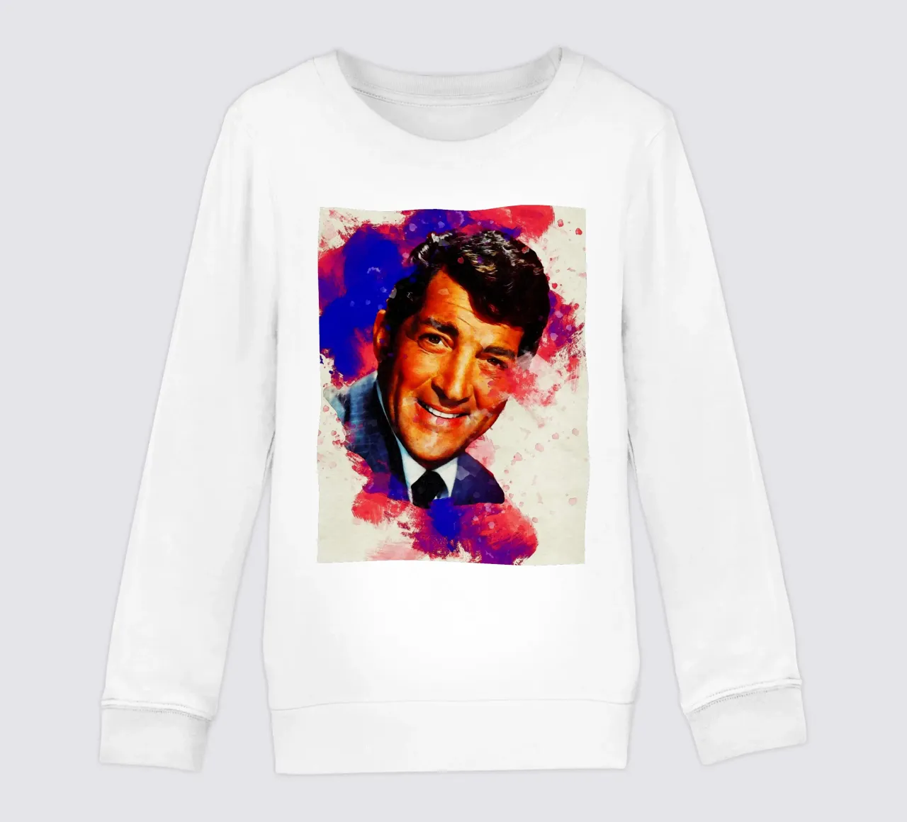 Macchia di ritratto Dean Martin felpa bambino da Gunawan Rb