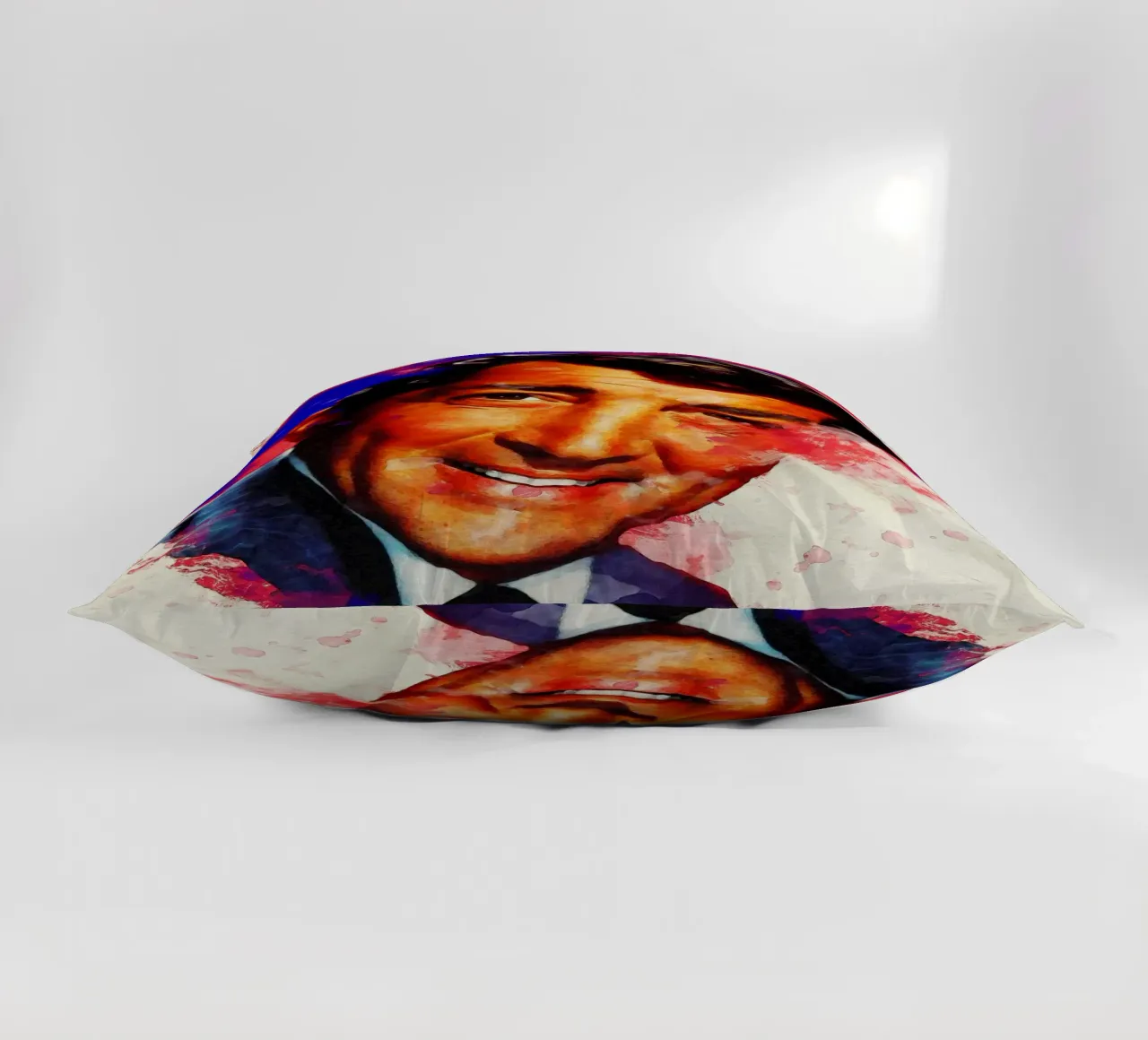 Macchia di ritratto Dean Martin cuscino da Gunawan Rb