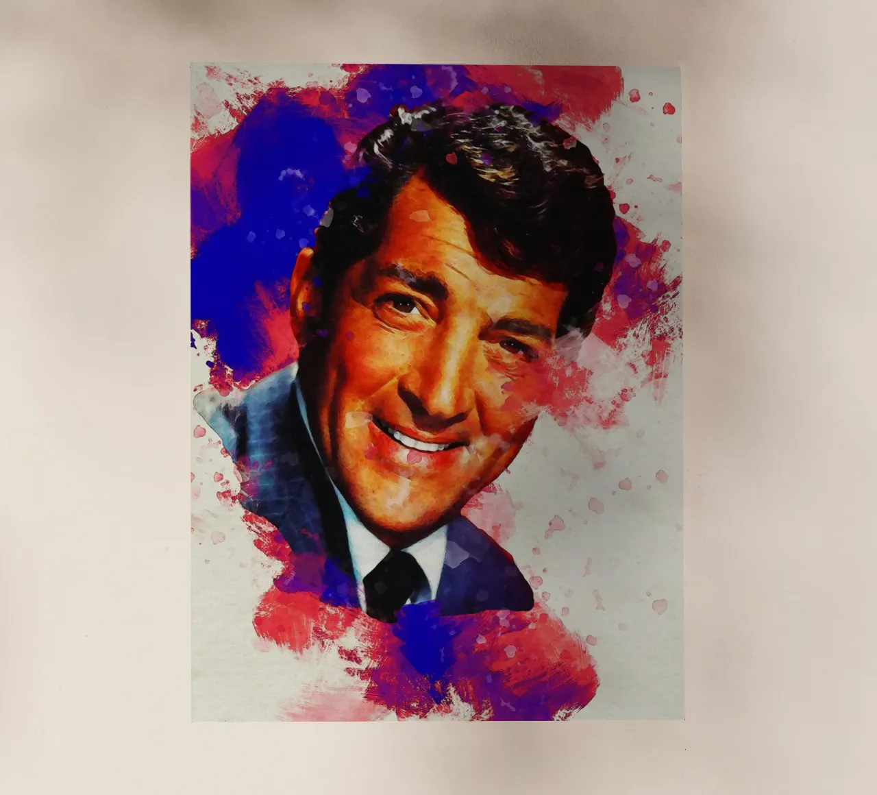 Macchia di ritratto Dean Martin pellicola backlit da Gunawan Rb