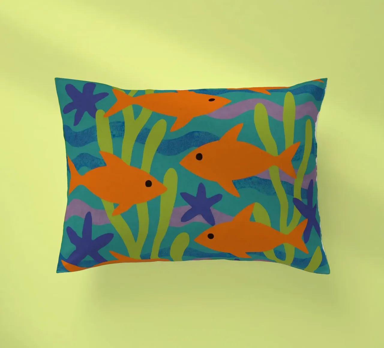 Aqua Bloom cuscino da treechild