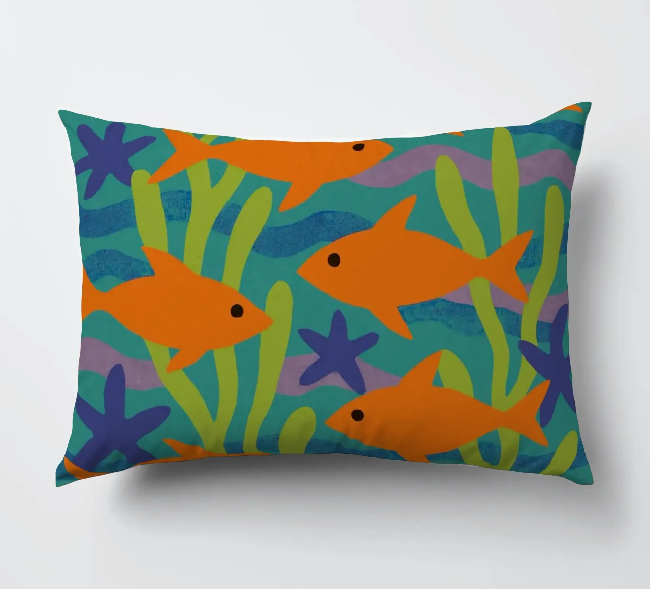 Aqua Bloom cuscino da treechild