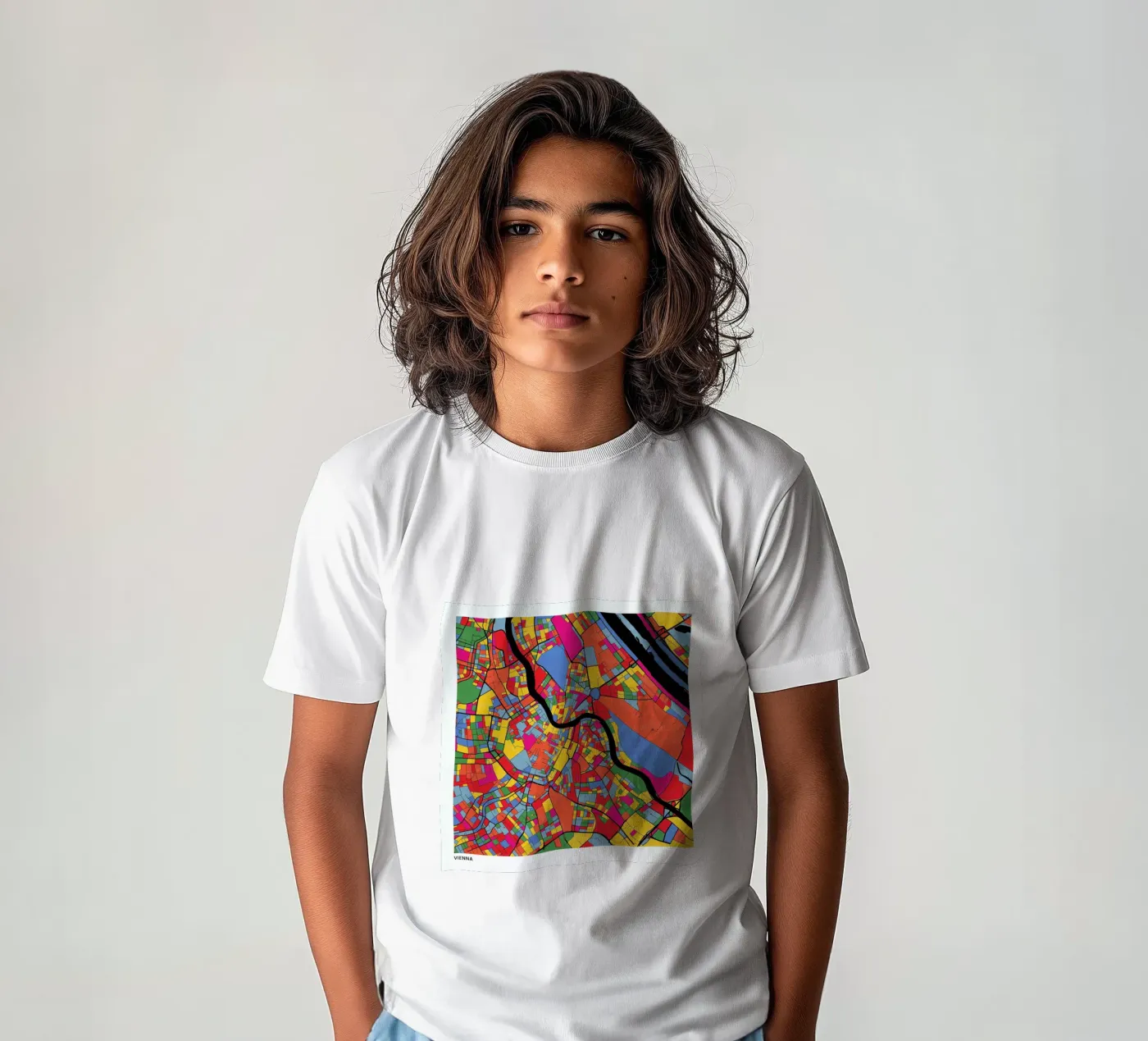 Vienna t-shirt bambini da The Cartography Collection