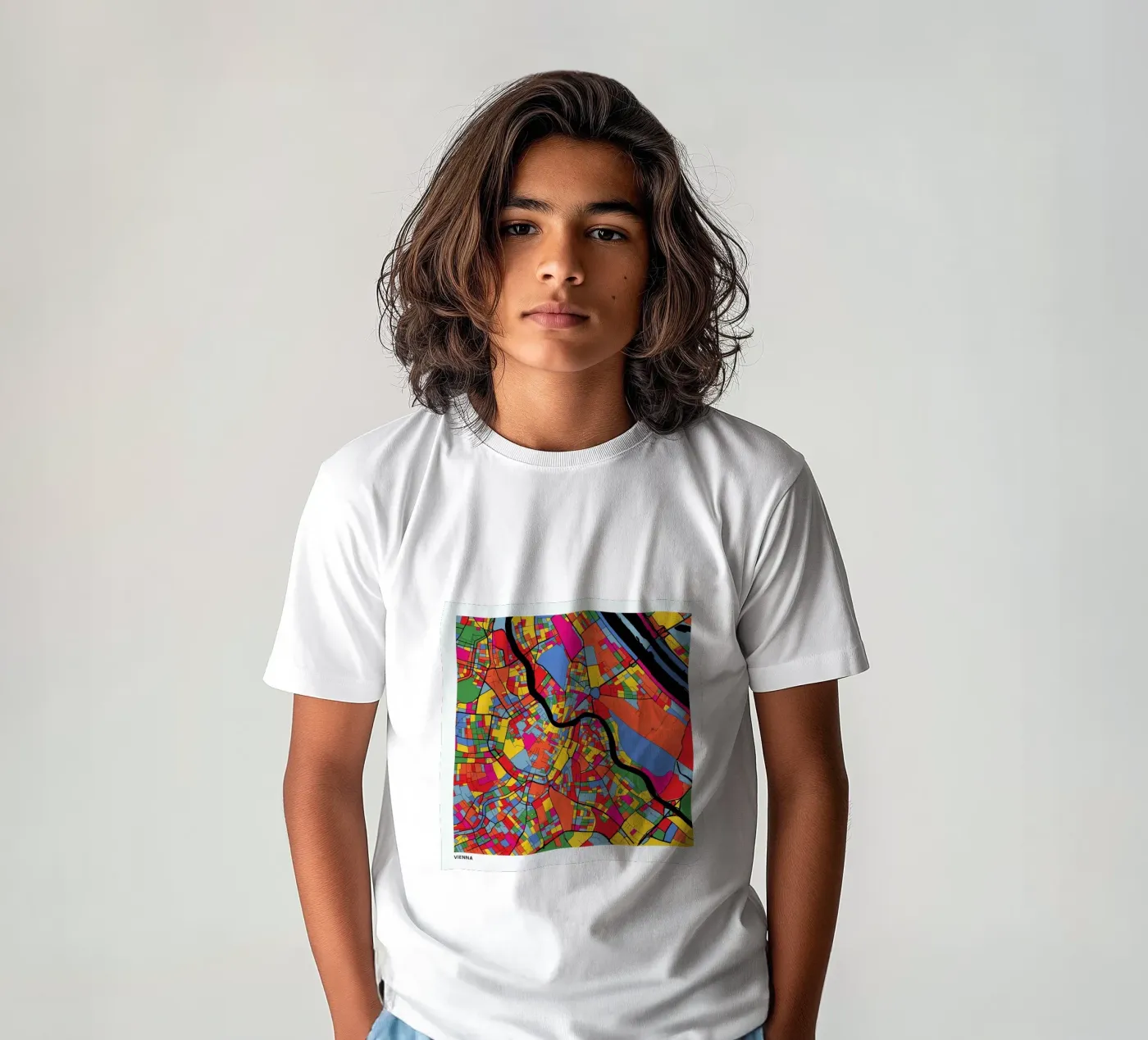 Vienna t-shirt bambini da The Cartography Collection