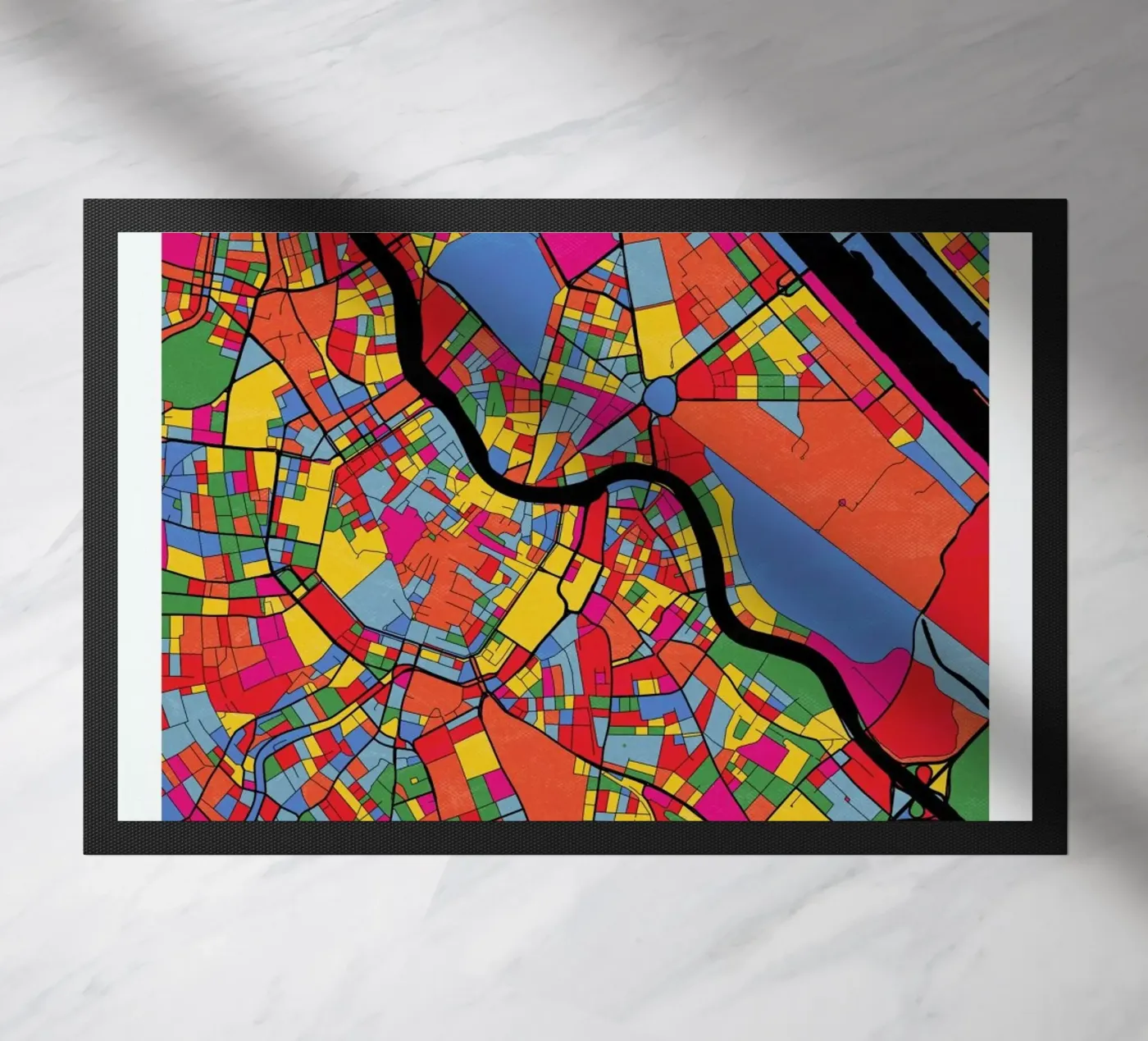 Vienna deurmat van The Cartography Collection