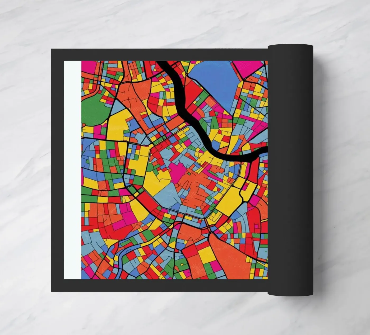 Vienna deurmat van The Cartography Collection