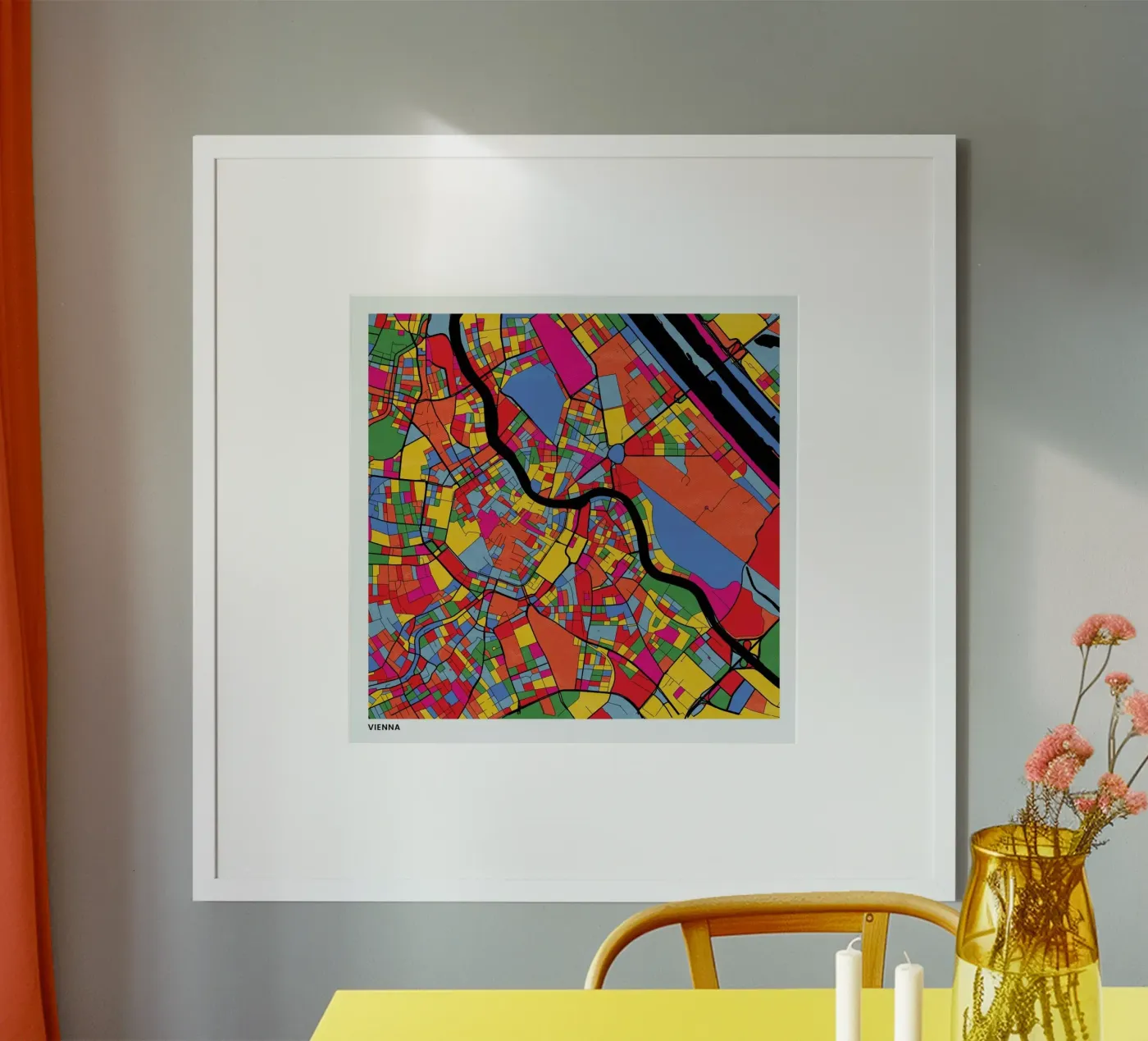 Vienna poster da The Cartography Collection