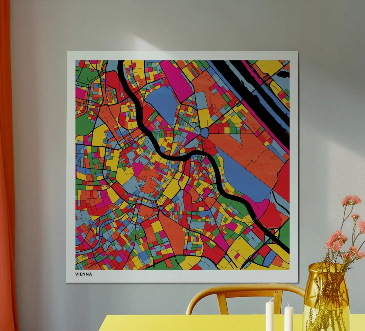 Vienna poster da The Cartography Collection