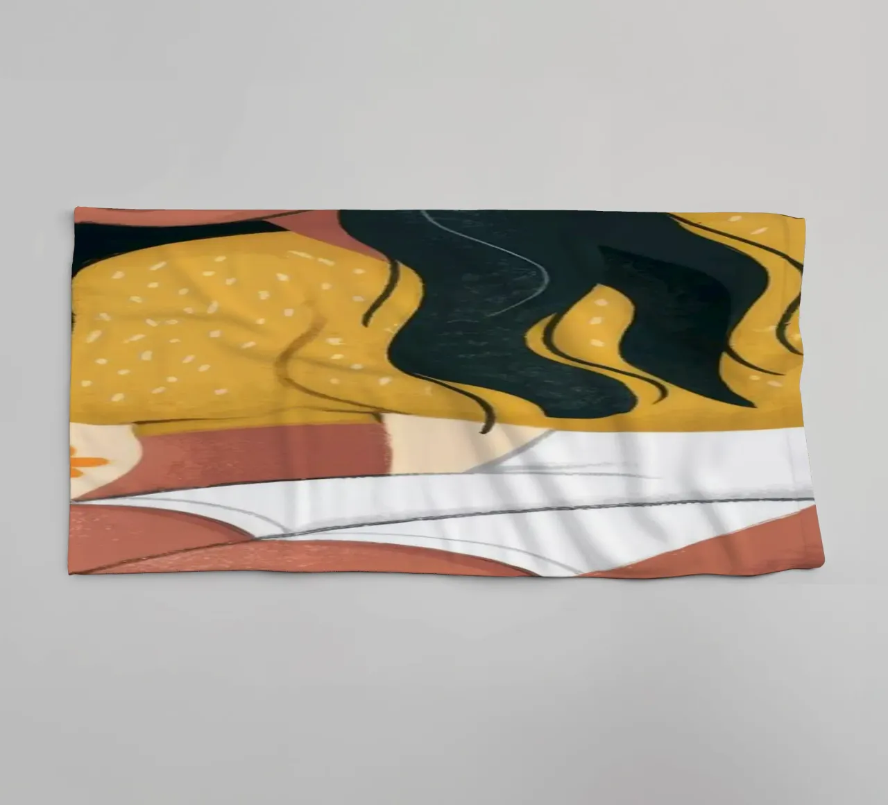 Sunlit Reading Delight towel by Fine Sanctuary