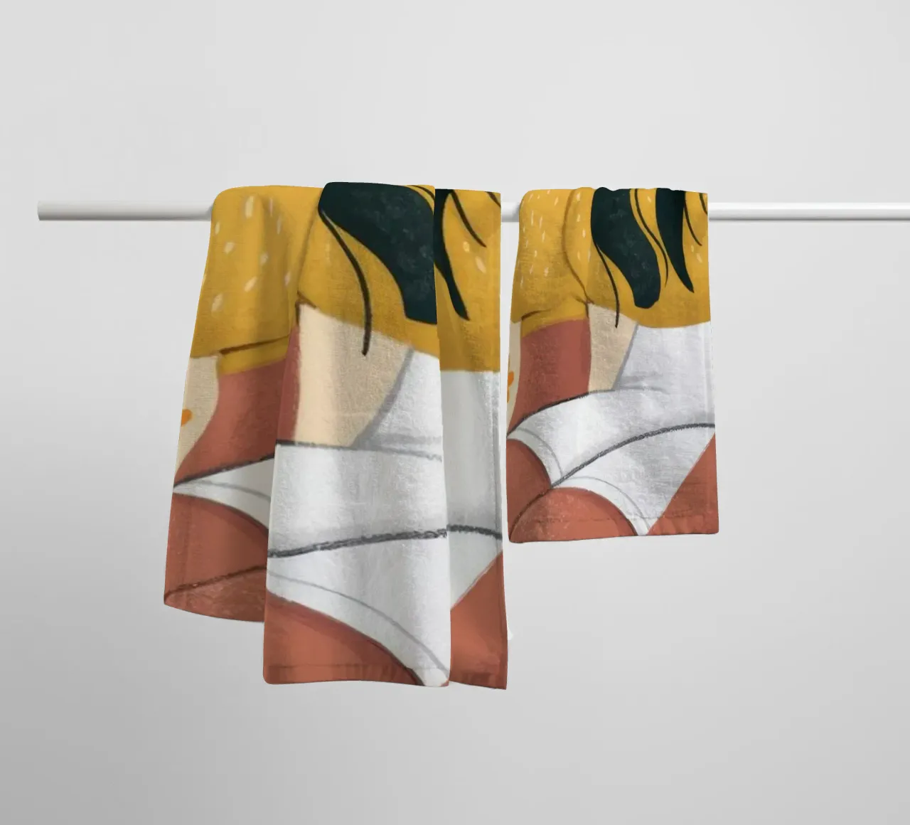 Sunlit Reading Delight towel by Fine Sanctuary