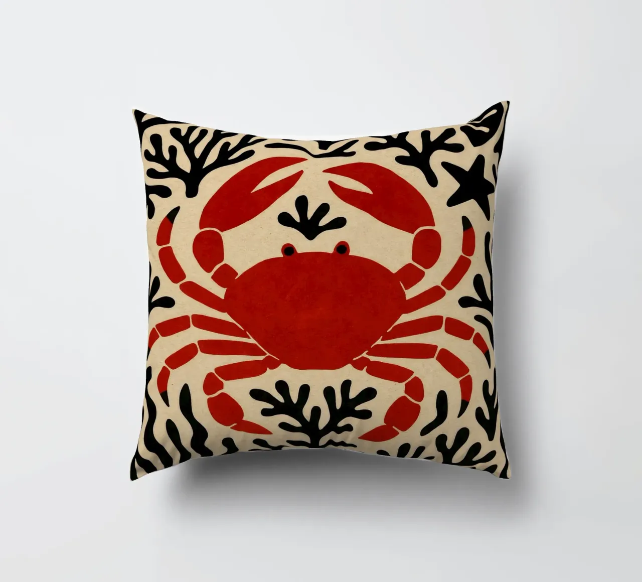 Crab And Corals cuscino da treechild