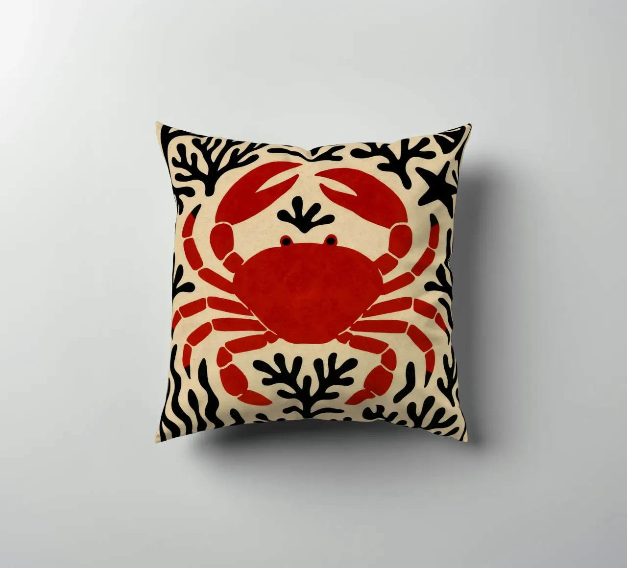 Crab And Corals cuscino da treechild