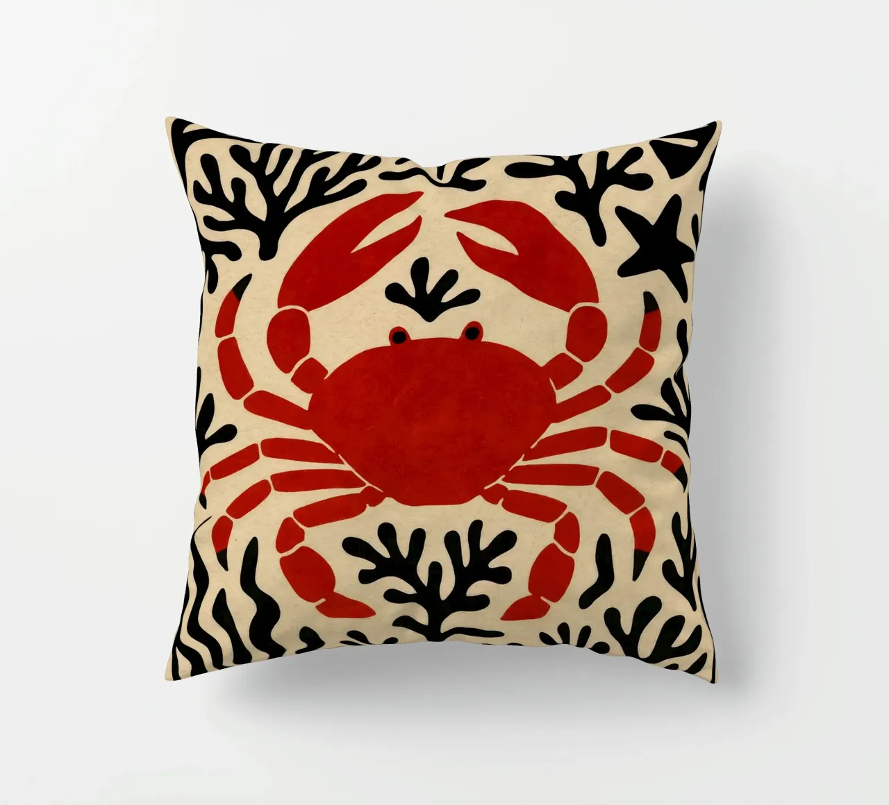 Crab And Corals cuscino da treechild