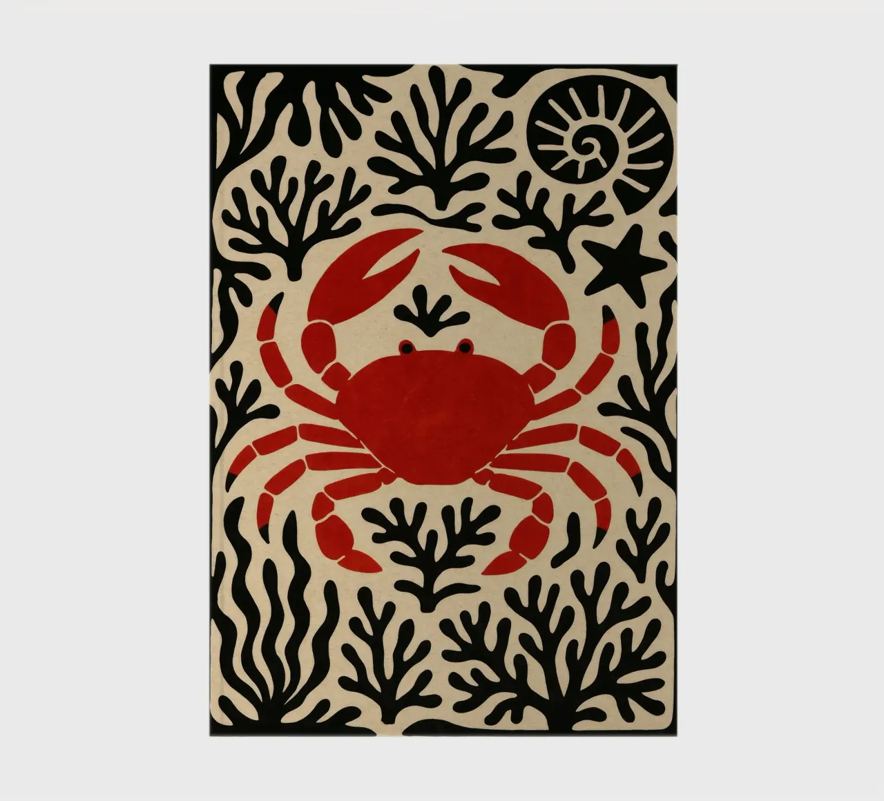 Crab And Corals notebook by treechild