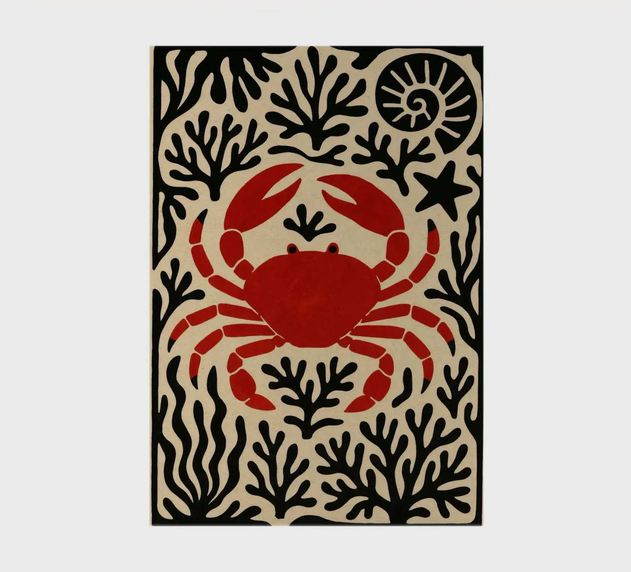 Crab And Corals notebook by treechild
