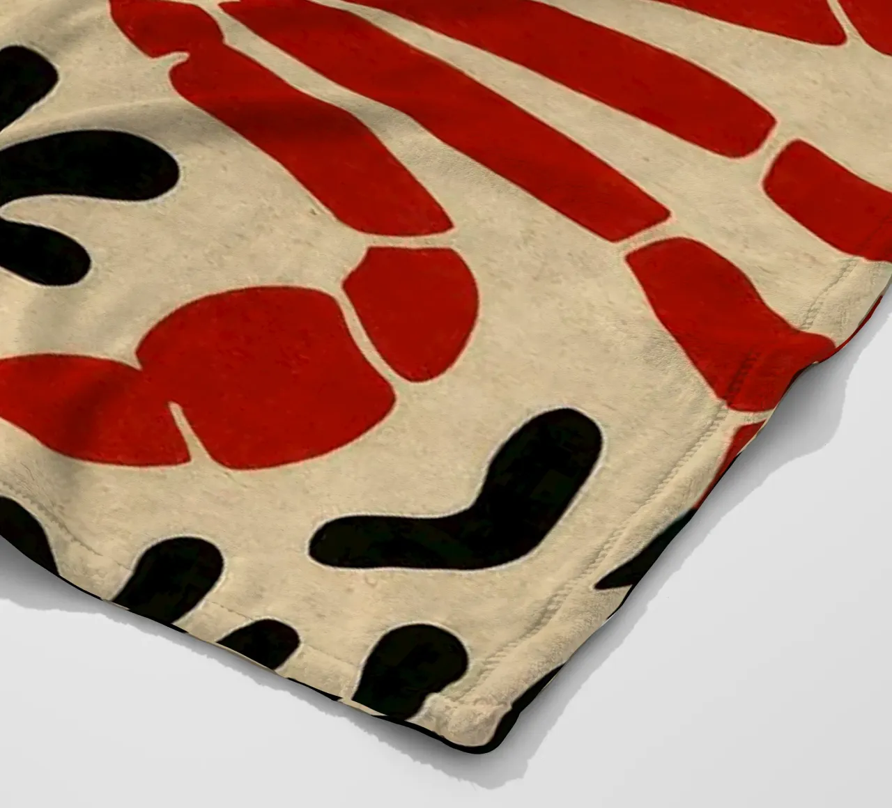 Crab And Corals coperta in pile da treechild