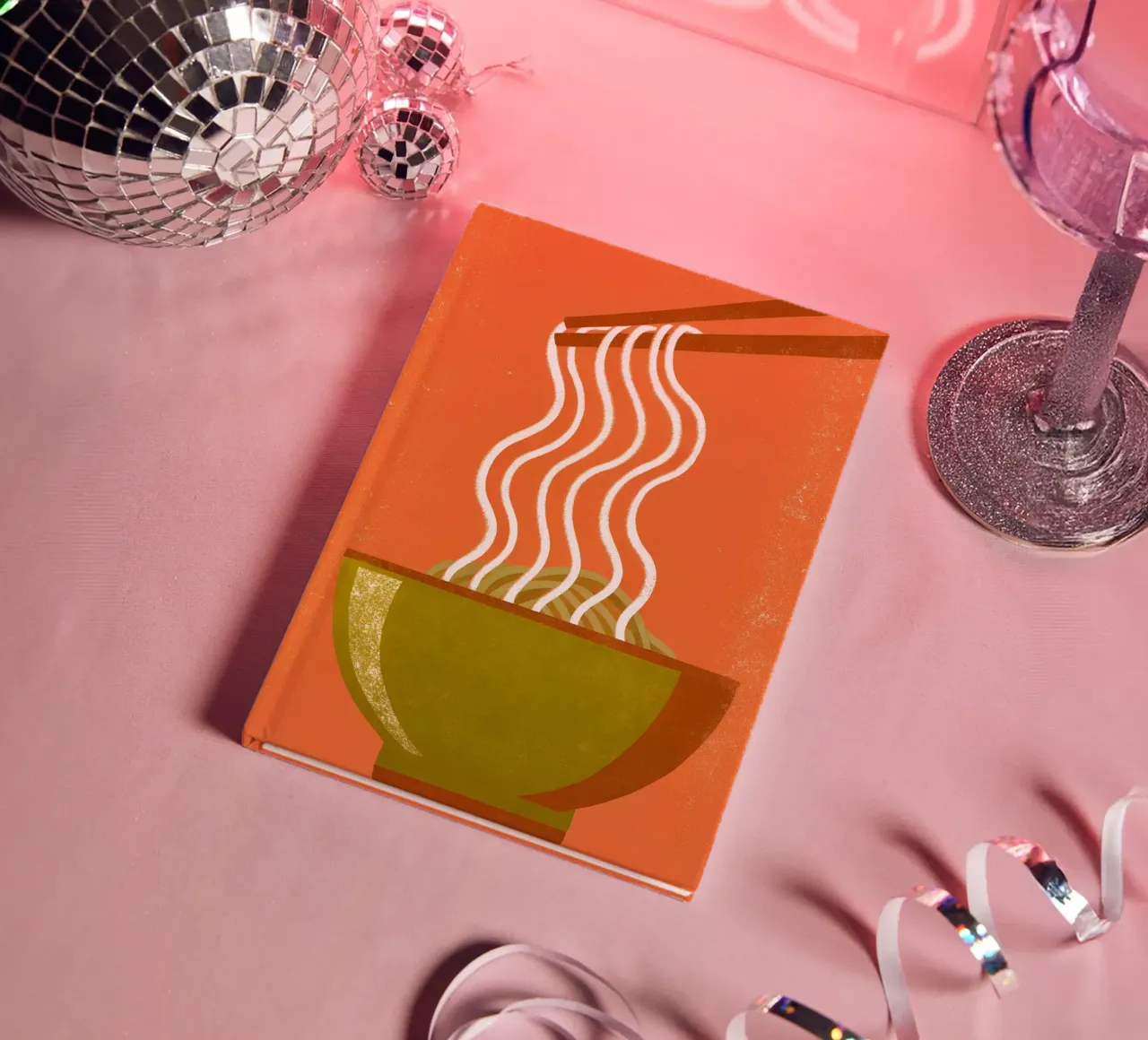 Retro Pop Noodles notebook by THE LATEST SHOP