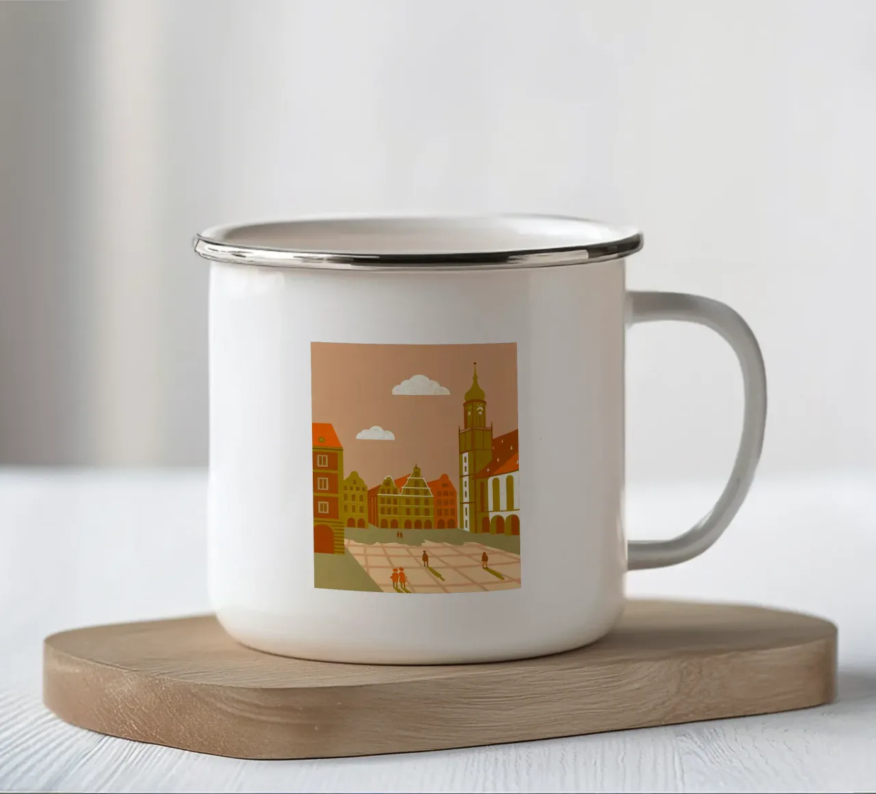 Urban Retro Pop tazza in smalto da THE LATEST SHOP