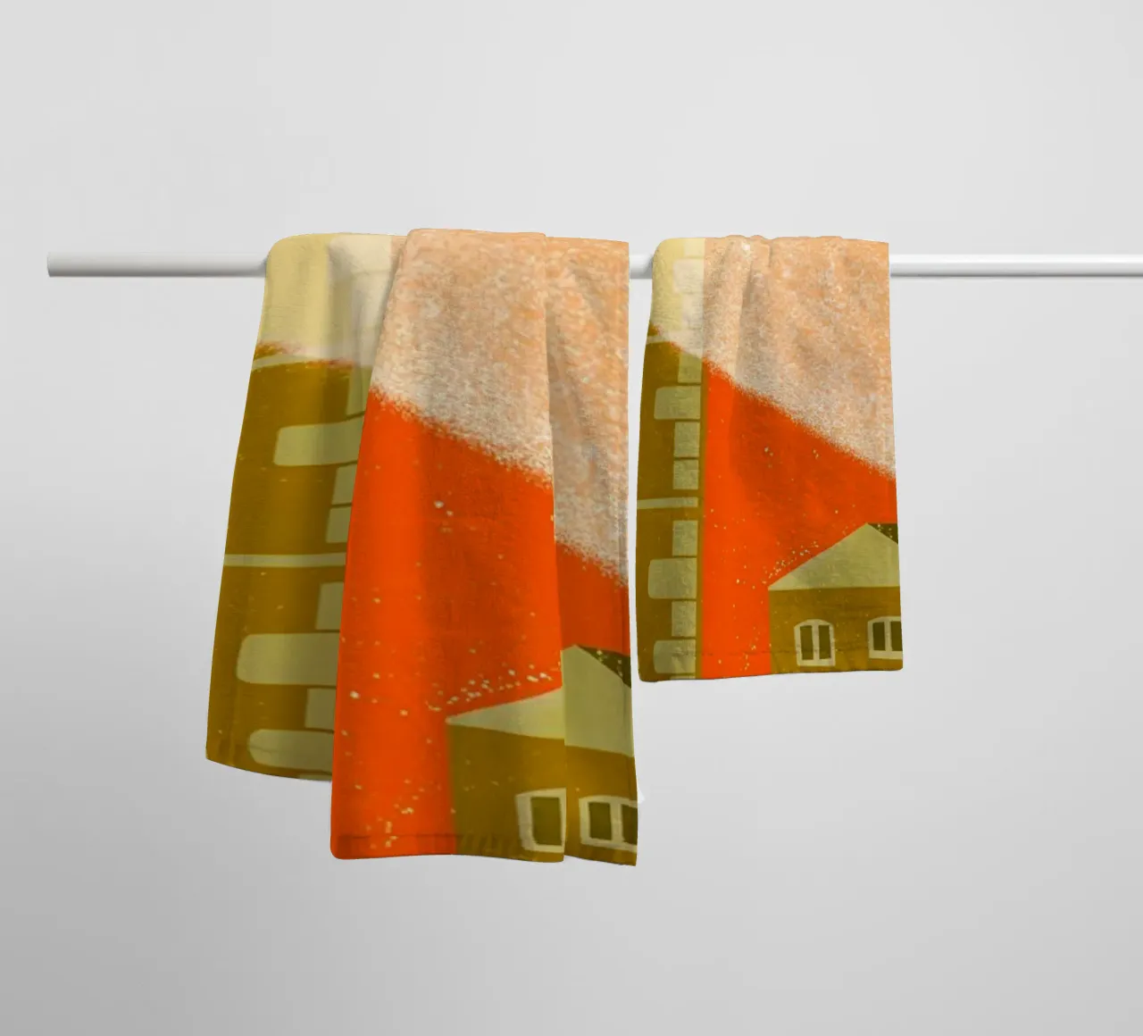 Urban Retro Pop asciugamano da bagno da THE LATEST SHOP