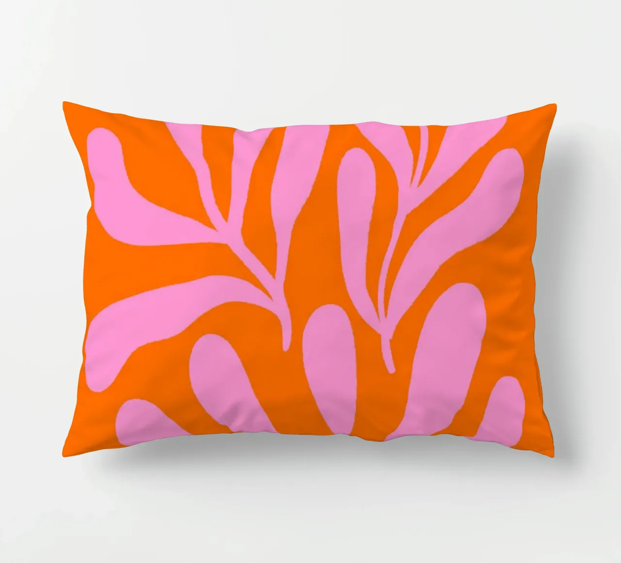 Rami colorati - rosa e arancione cuscino da Wackapacka