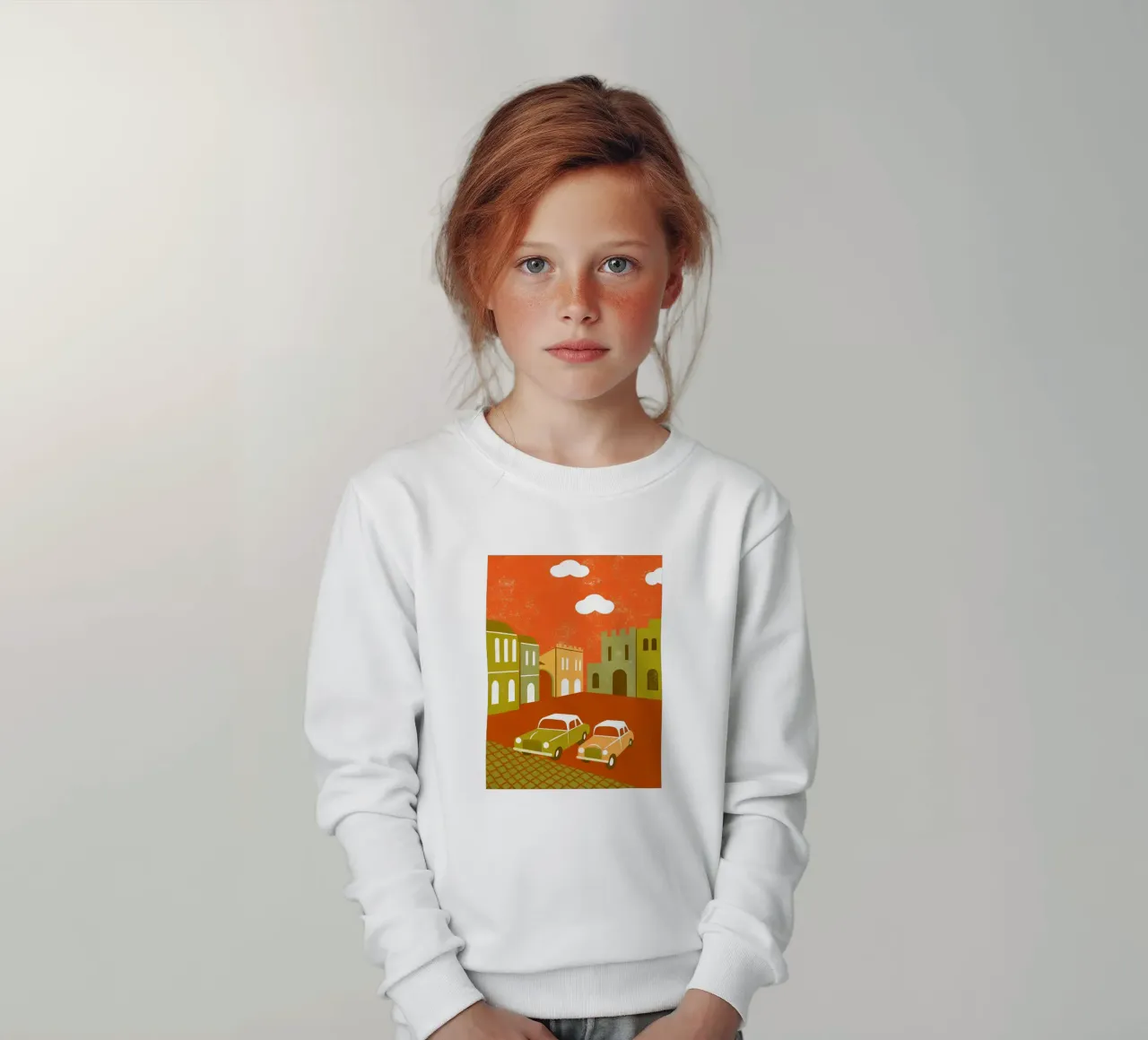 Auto d'epoca Pop Retro felpa bambino da THE LATEST SHOP