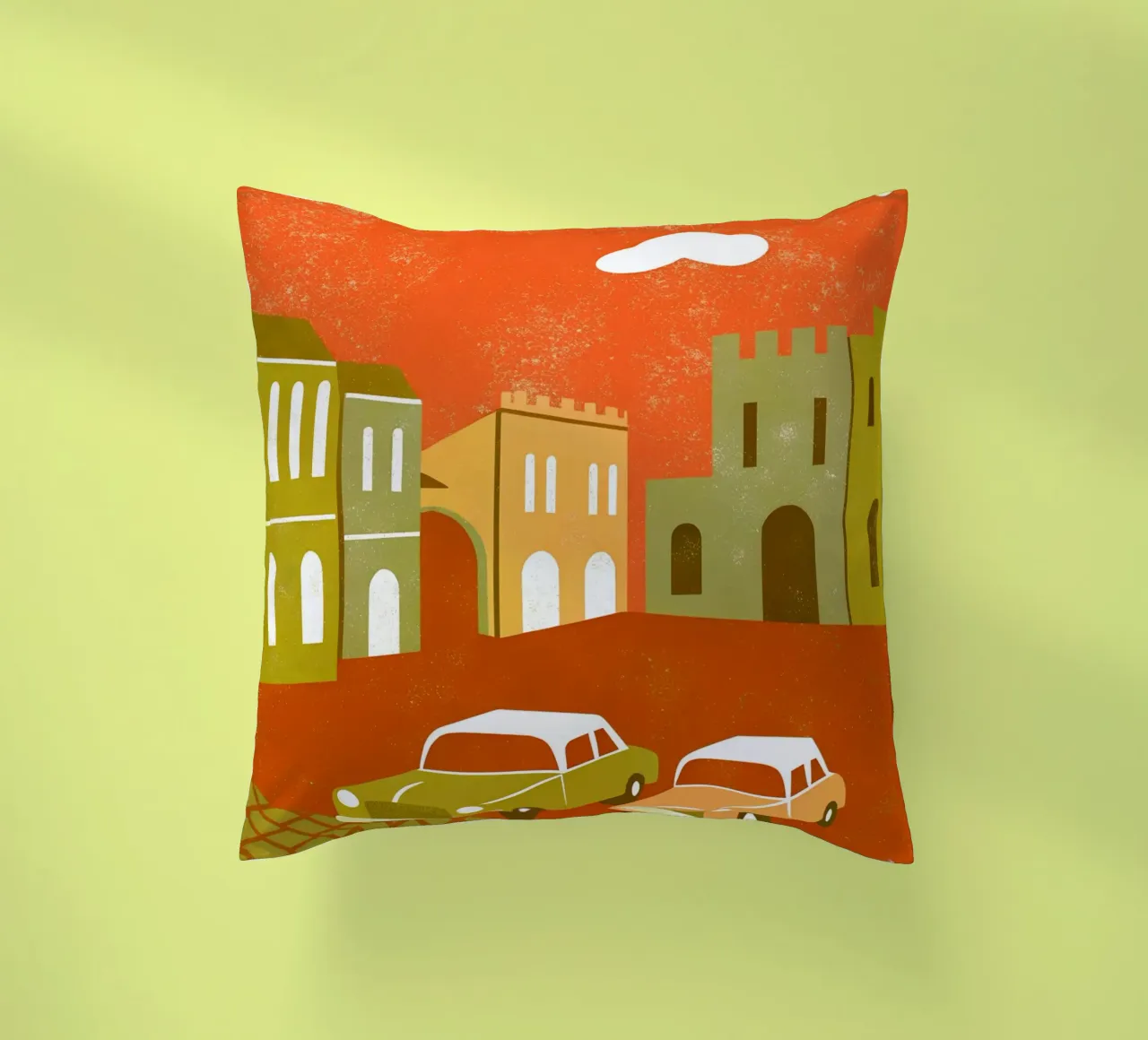 Auto d'epoca Pop Retro cuscino da THE LATEST SHOP