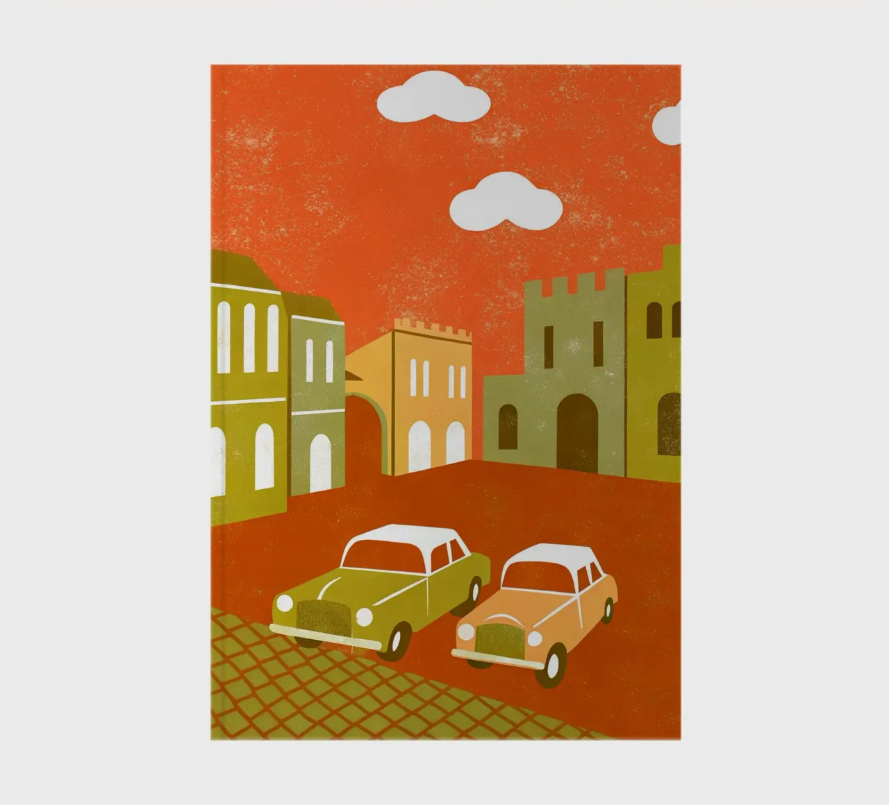 Pop Retro Classic Car notebook by THE LATEST SHOP