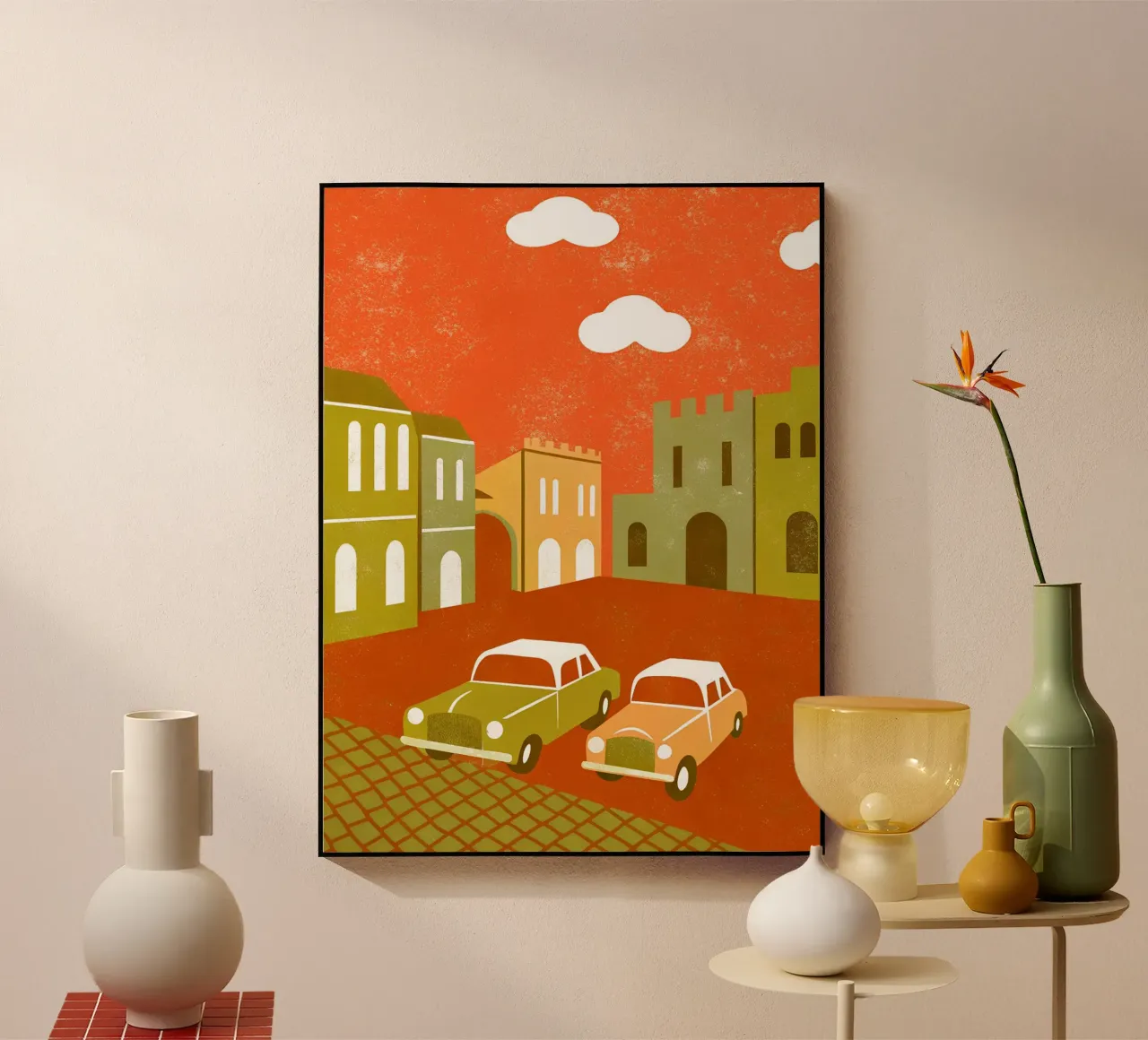Auto d'epoca Pop Retro plexiglass da THE LATEST SHOP
