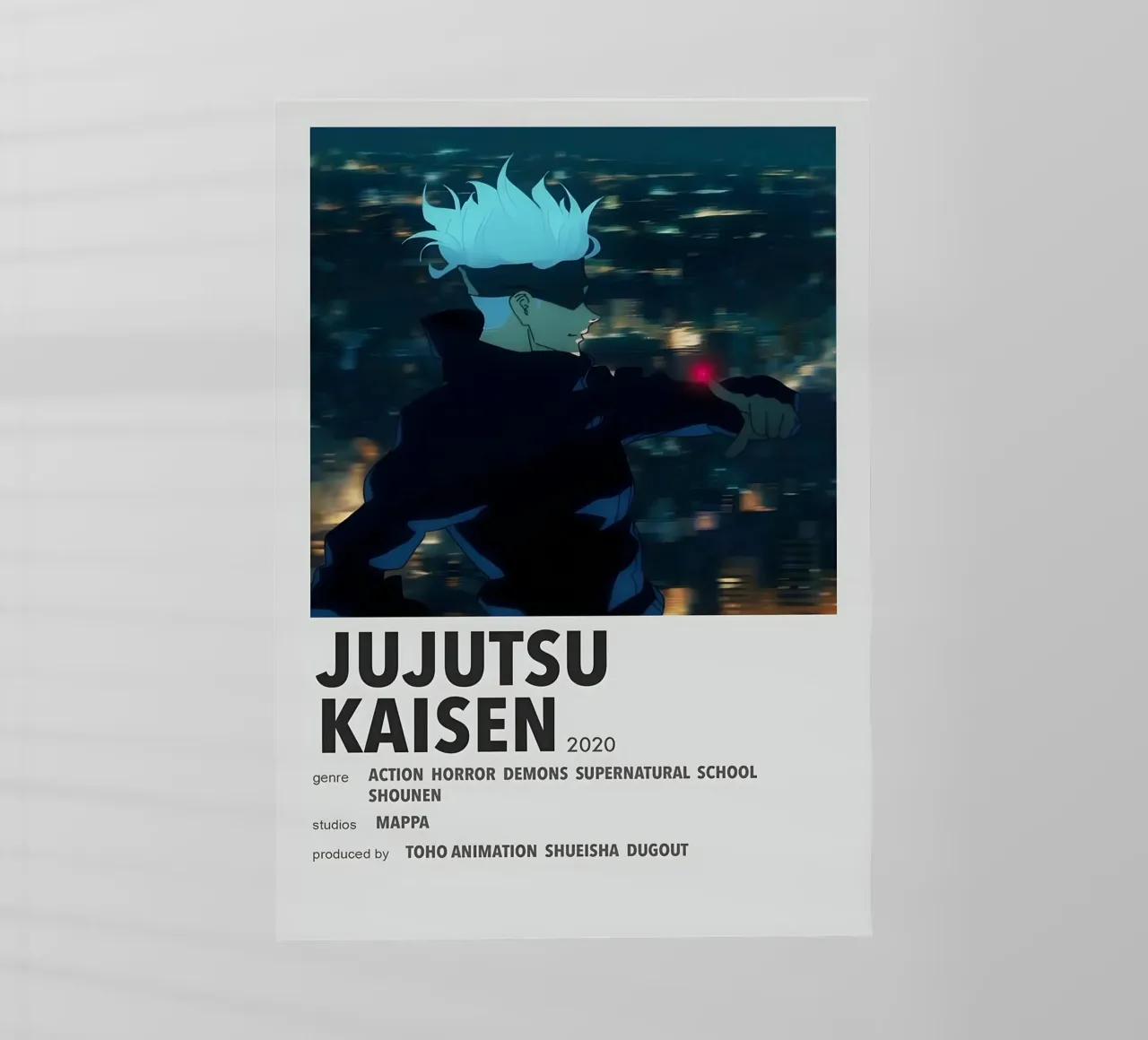 JUJUTSU KAISEN  2020 pellicola backlit da Totoya
