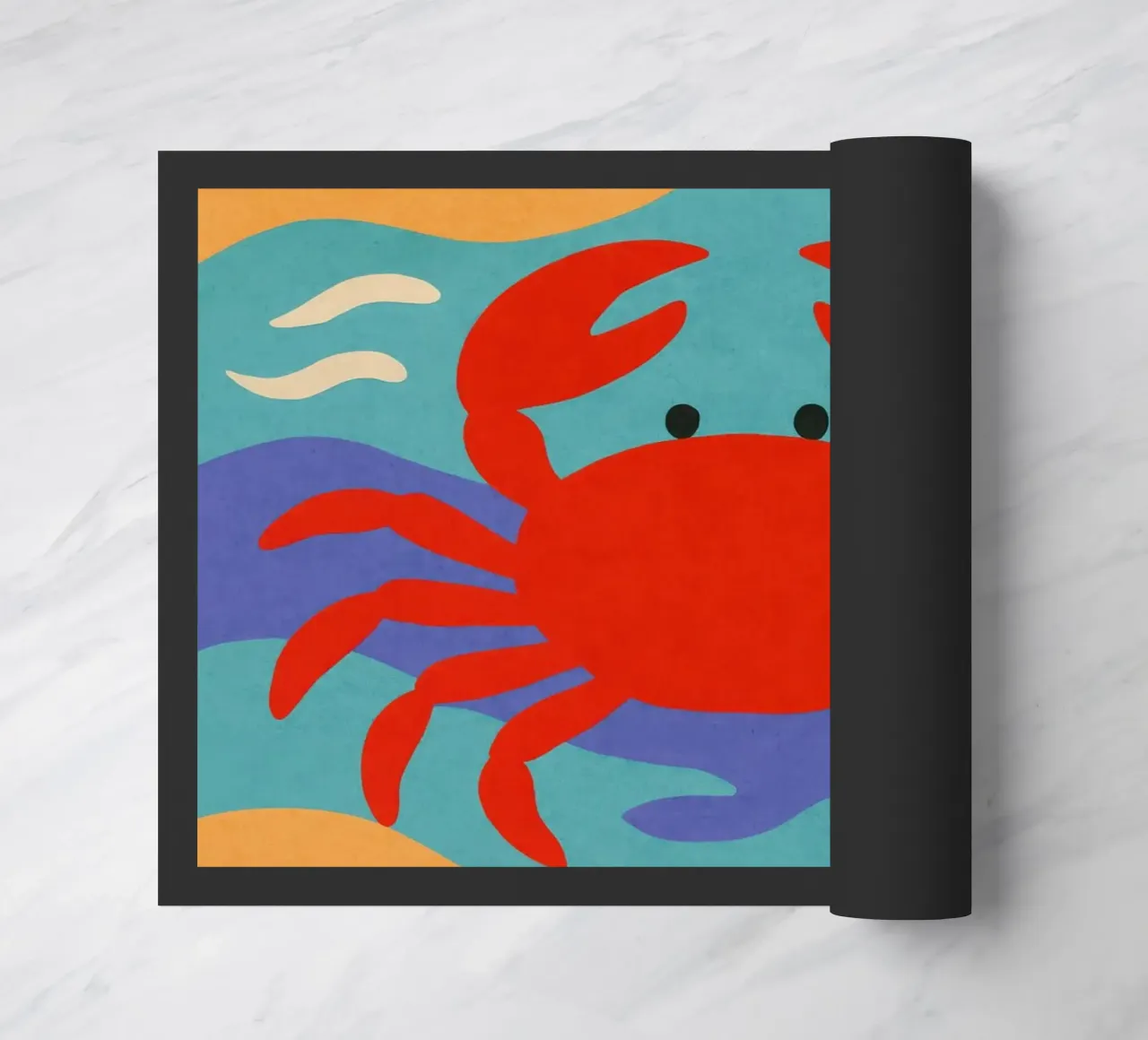 Crab And Sea No 01 zerbino da treechild