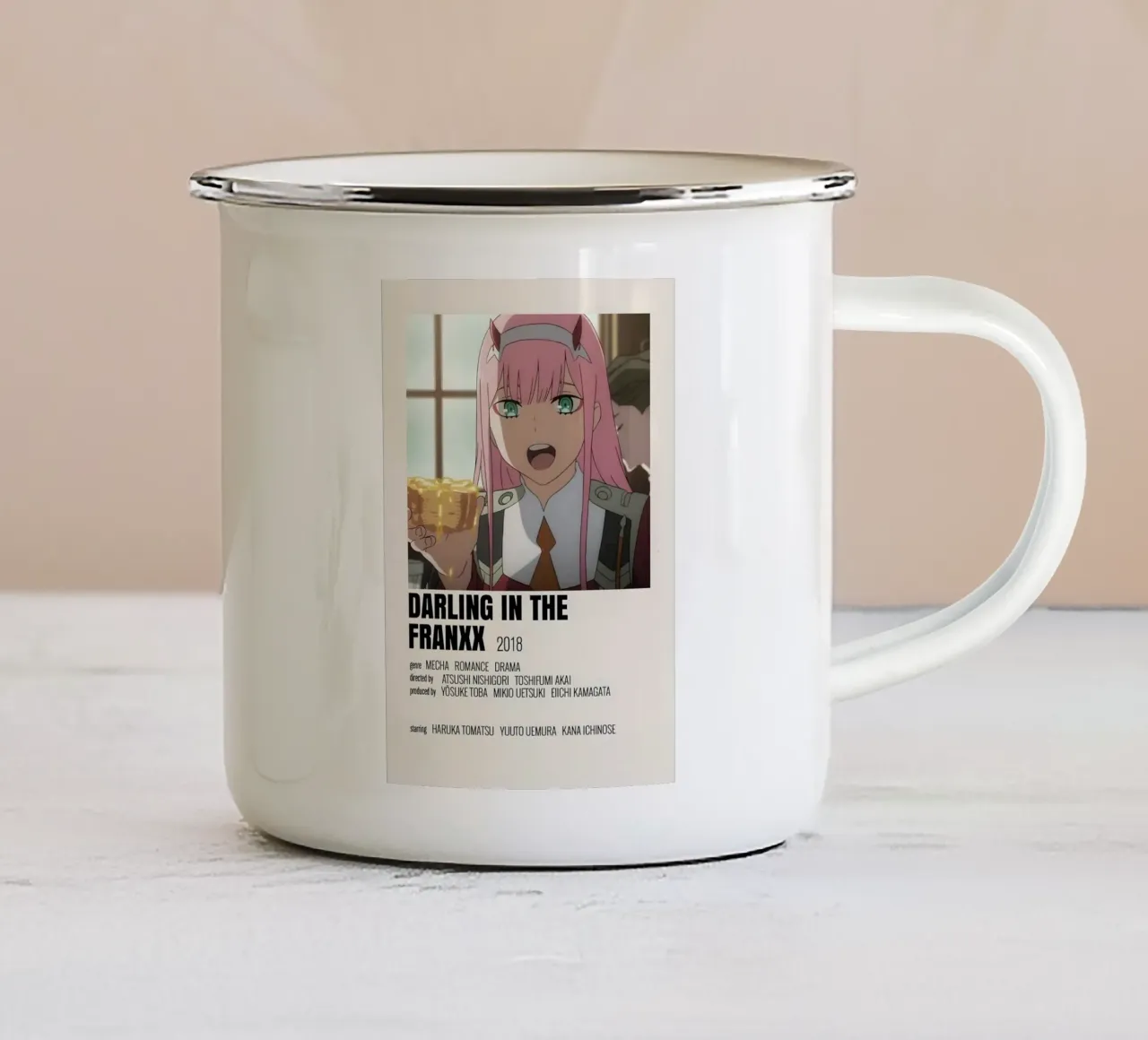 DARLING IN THE FRANXX 2018 tazza in smalto da Totoya