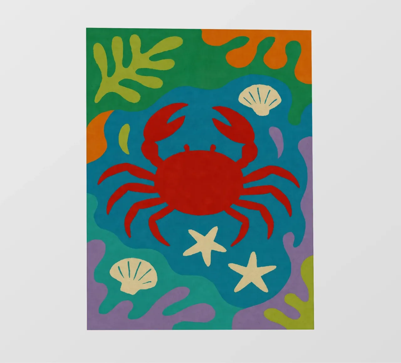 Sea And Crab No 02 pellicola backlit da treechild