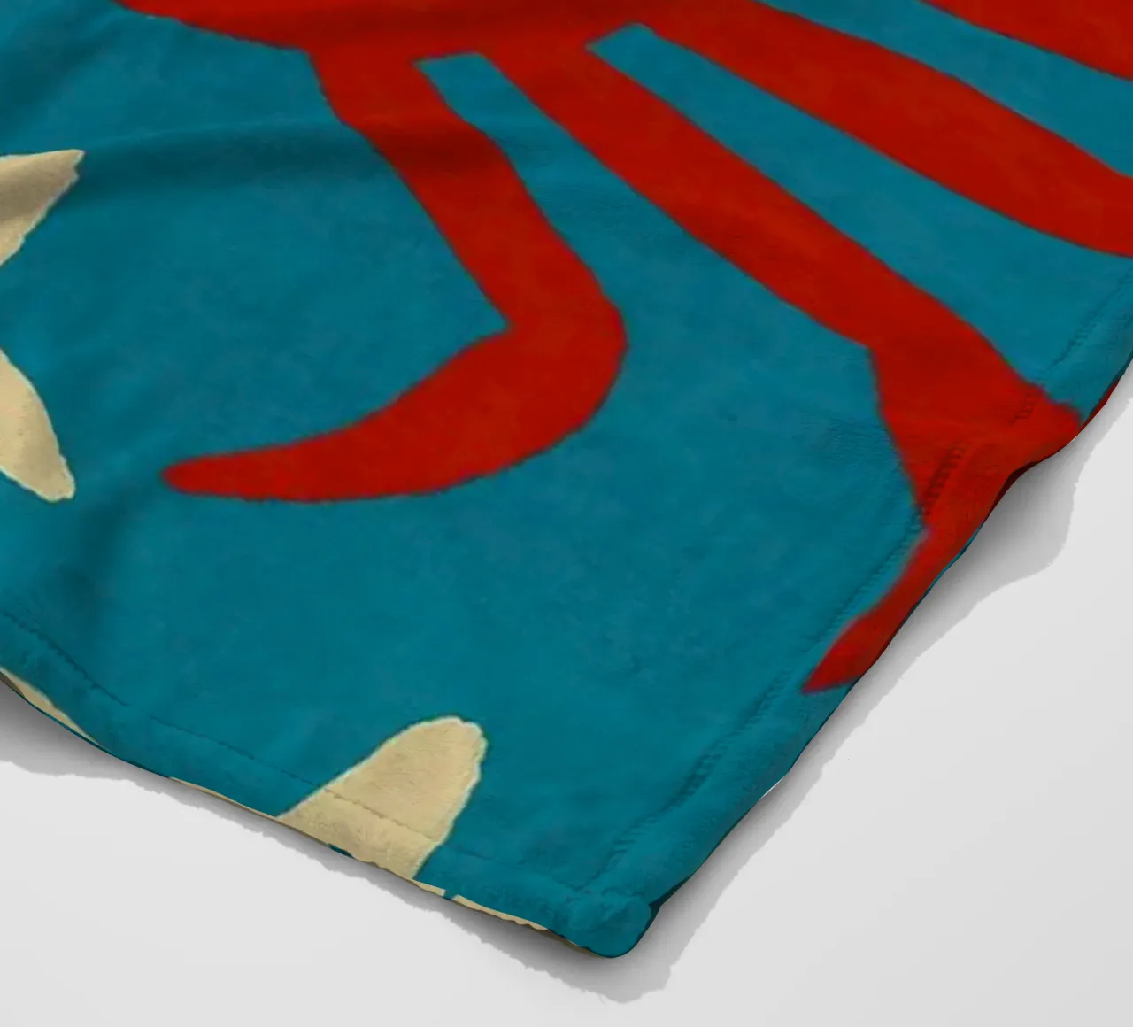 Sea And Crab No 02 coperta in pile da treechild