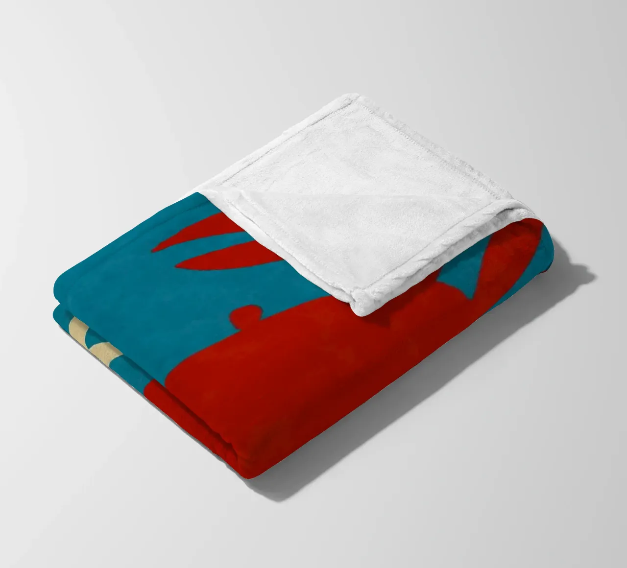 Sea And Crab No 02 coperta in pile da treechild